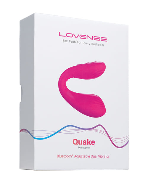 Lovense Dolce (Previously Quake) Adjustable Dual Stimulator - Pink
